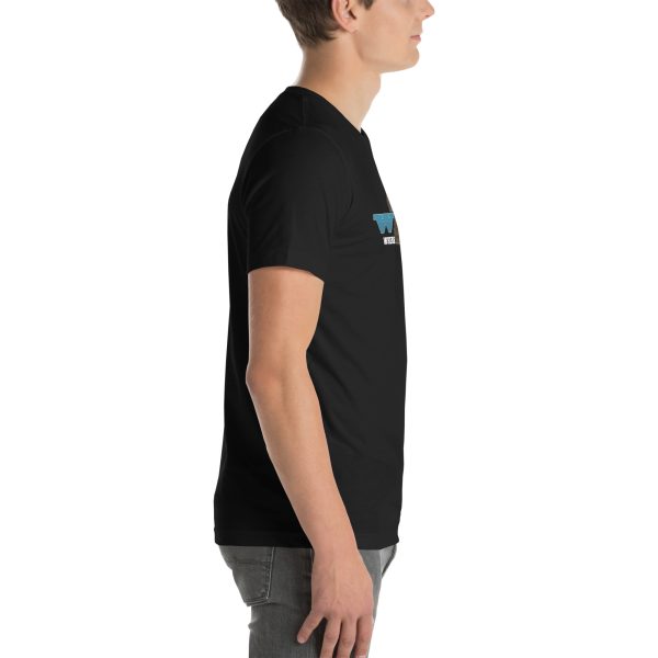 Where2Wheel Black T-Shirt (UniSex) - Image 5