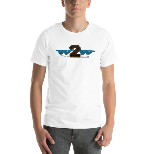 Where2Wheel Black T-Shirt (UniSex) - Image 7