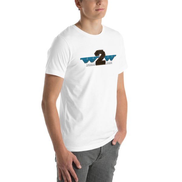 Where2Wheel Black T-Shirt (UniSex) - Image 12