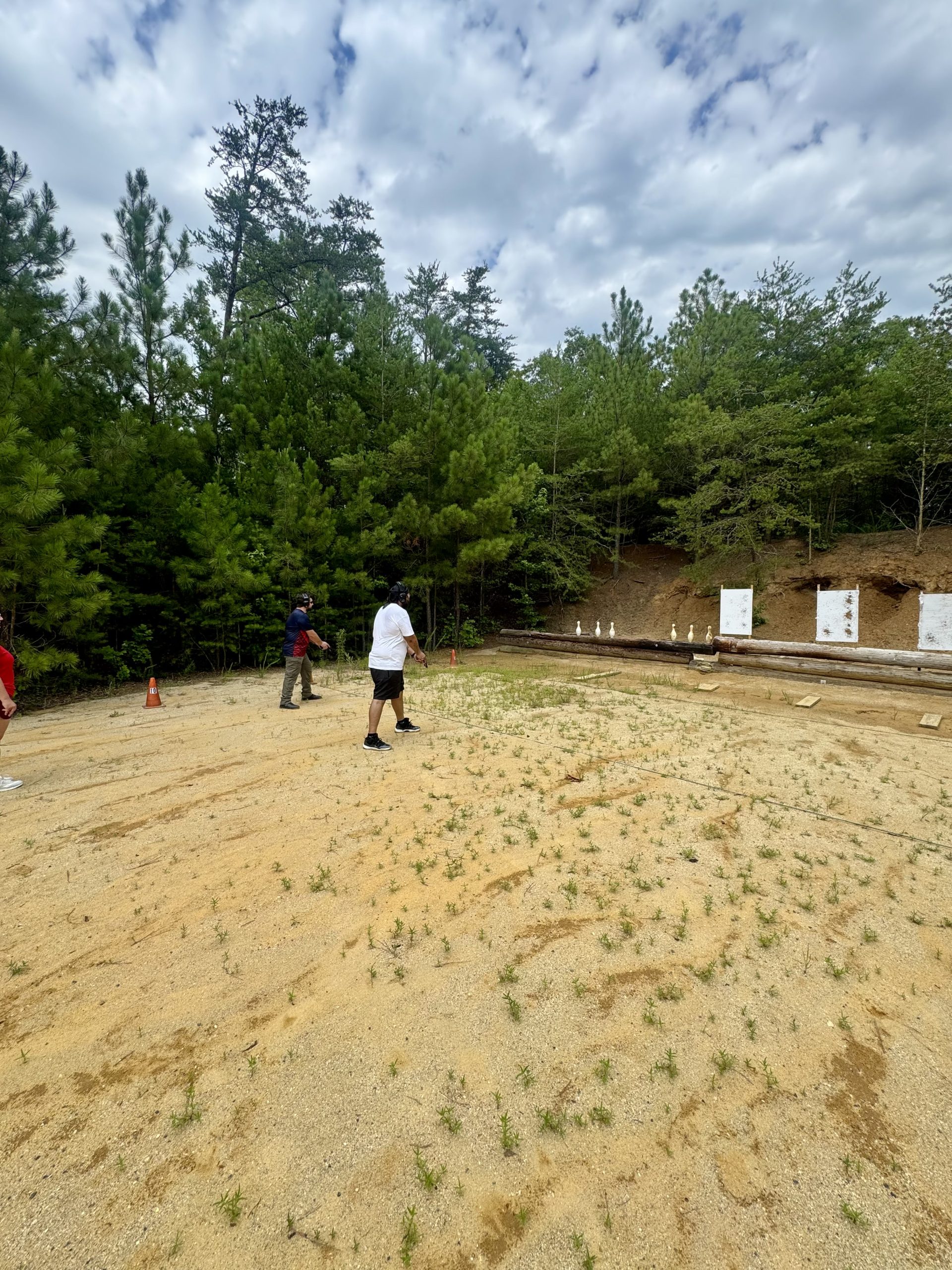 Outdoor range training session