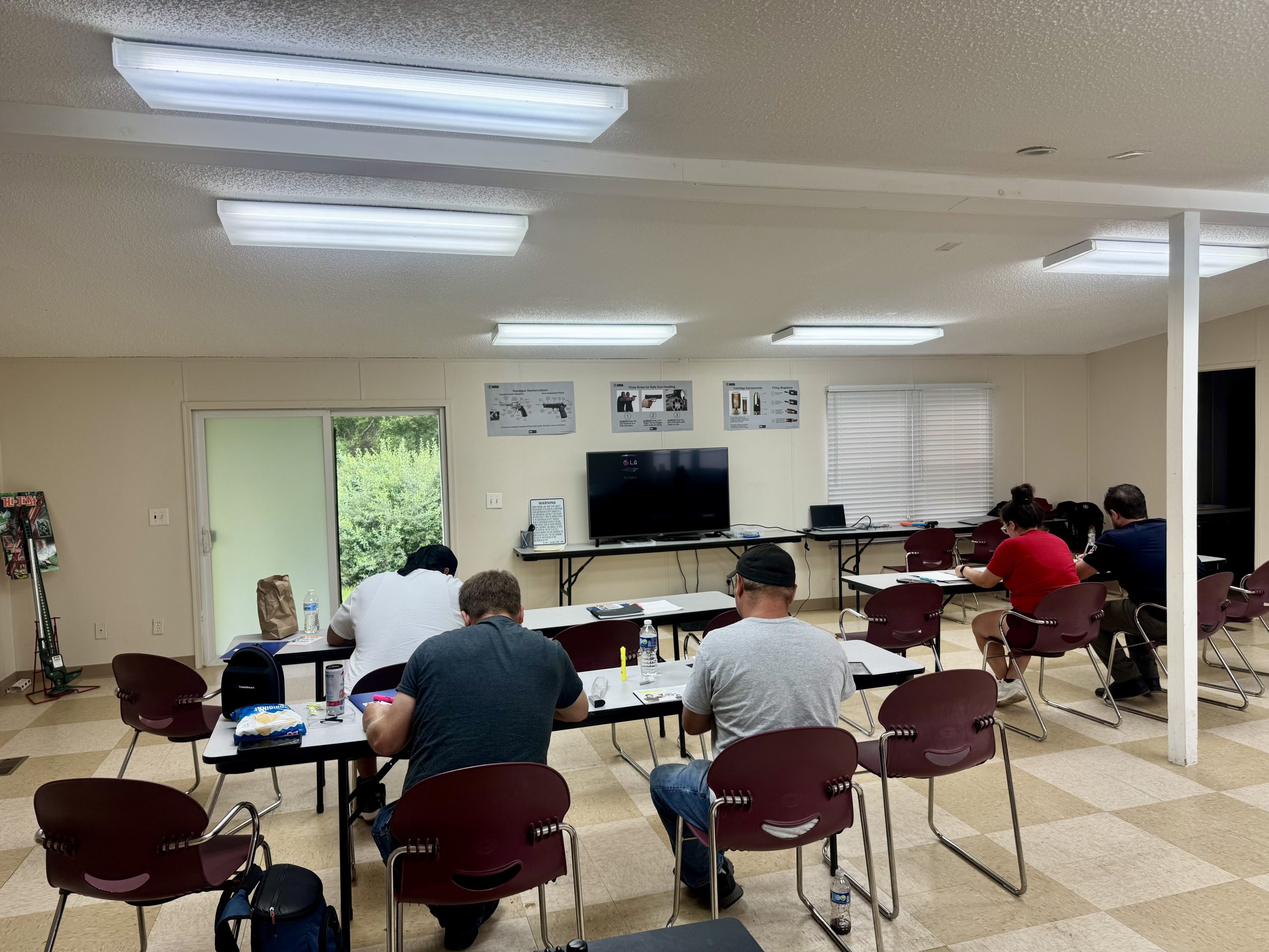 Classroom session during USCCA Basic Handgun Class